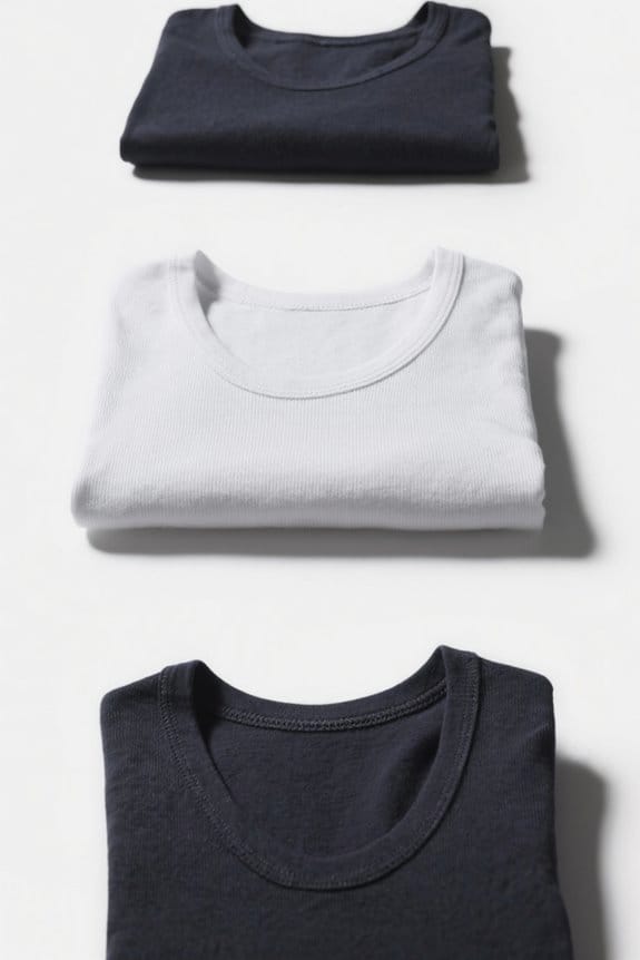 choosing a fitted undershirt