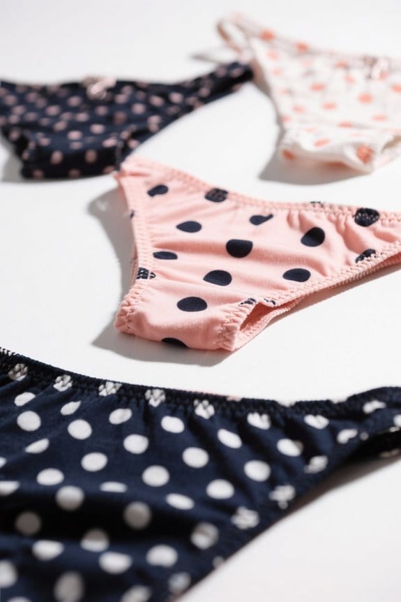 choosing comfortable polka dot underwear