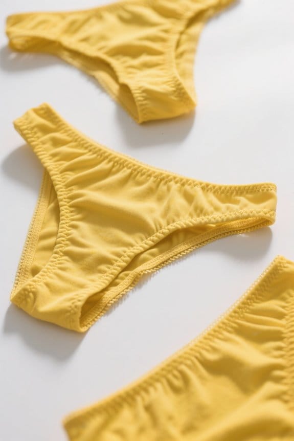 choosing comfortable yellow panties