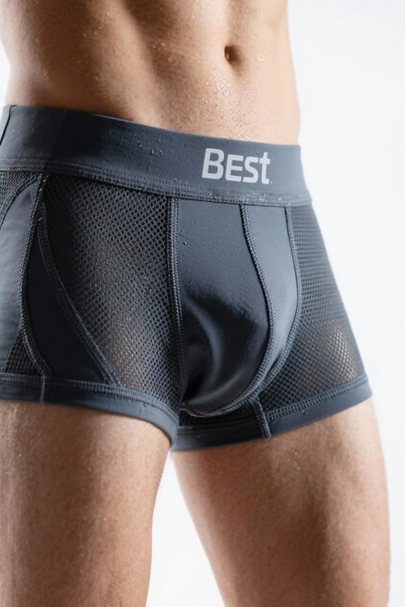 comfortable breathable gym briefs