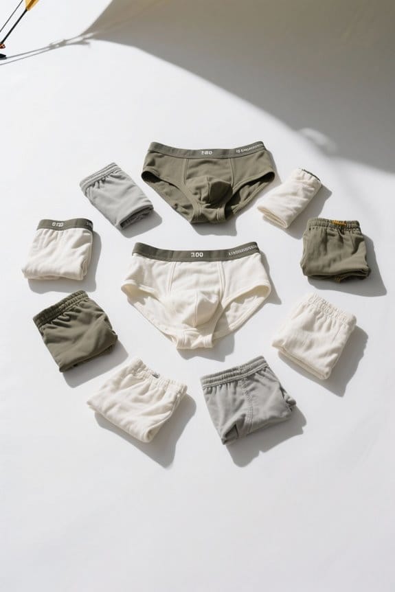 comfortable camping underwear selection