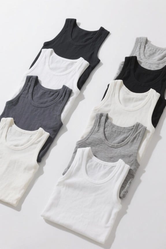ultimate comfort sleeveless undershirts